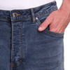 Herren Loose-Jeans mit Knopfleiste