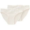 2 Damen Slips mit Stickerei