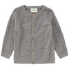 Baby Woll-Strickjacke unifarben