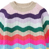 Mädchen Strickpullover mit Streifen