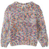 Mädchen Strickpullover in bunten Farben