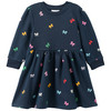 Mädchen Sweatkleid mit Allover-Print