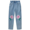 Mädchen Jeans mit Paperbag-Bund