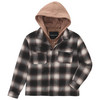 Jungen Flanell-Jacke mit Kapuze