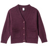 Mädchen Feinstrickjacke unifarben