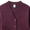 Mädchen Feinstrickjacke unifarben