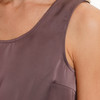 Damen Satin-Top mit breiten Trägern