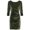 Damen Samtkleid mit 3/4-Arm