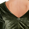 Damen Samtkleid mit 3/4-Arm