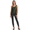 Damen Leggings in Leder-Optik