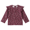 T-Shirt lange mouwen in fleece voor baby's