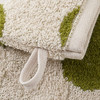 2 washandjes met all-over patroon