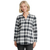 Damesblouse met ruitjesmotief