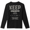 Jungen Langarmshirt mit Rücken-Print dunkelgrau