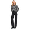 Damen Longbluse mit Animal-Print