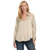 Damesblouse met satijnlook
