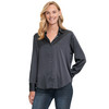 Damesblouse met satijnlook