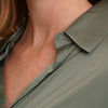 Damesblouse met satijnlook