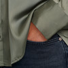 Damesblouse met satijnlook