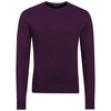 Herren Pullover mit Viskose-Anteil dunkellila