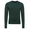 Herren Pullover mit Viskose-Anteil dunkelgrün