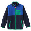 Jongens fleecevest met kleurverdelers