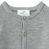 Newborn Woll-Strickjacke unifarben