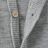 Newborn Woll-Strickjacke unifarben