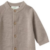 Newborn Woll-Overall unifarben