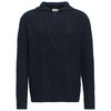 Herren Strickpullover mit Zopf-Muster 