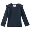 Baby Strickshirt mit Ripp-Struktur