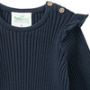 Baby Strickshirt mit Ripp-Struktur
