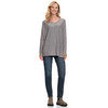 Damen Woll-Pullover mit V-Ausschnitt