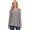 Damen Woll-Pullover mit V-Ausschnitt