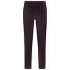 Damen Samthose mit Slim-Fit