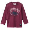 Harry Potter Langarmshirt mit Print dunkelrot