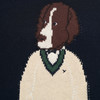 Herren Strickpullover mit Hunde-Motiv