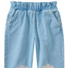 Mädchen Jeans mit Paperbag-Bund