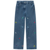 Mädchen Jeans mit Stickerei