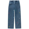 Mädchen Jeans mit Stickerei