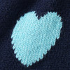 Mädchen Strickjacke mit Herz-Allover
