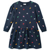 Meisjes sweatjurk met all-over print