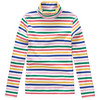 Mädchen Sweatshirt mit Streifen