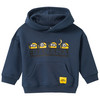 Minions Hoodie mit Rücken-Print dunkelblau