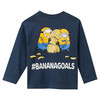 Minions Langarmshirt mit Rücken-Print dunkelblau