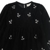 Mädchen Samtkleid mit Glitzersteinchen