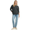 Dames-sweatshirt met textuur