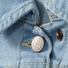 Mädchen Jeansjacke mit Rüschendetail