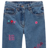 Mädchen Jeans mit Stickerei