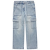 Mädchen Cargo-Jeans mit geradem Bein